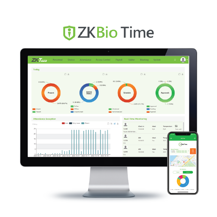 ZKBio Time 8.5AU Software